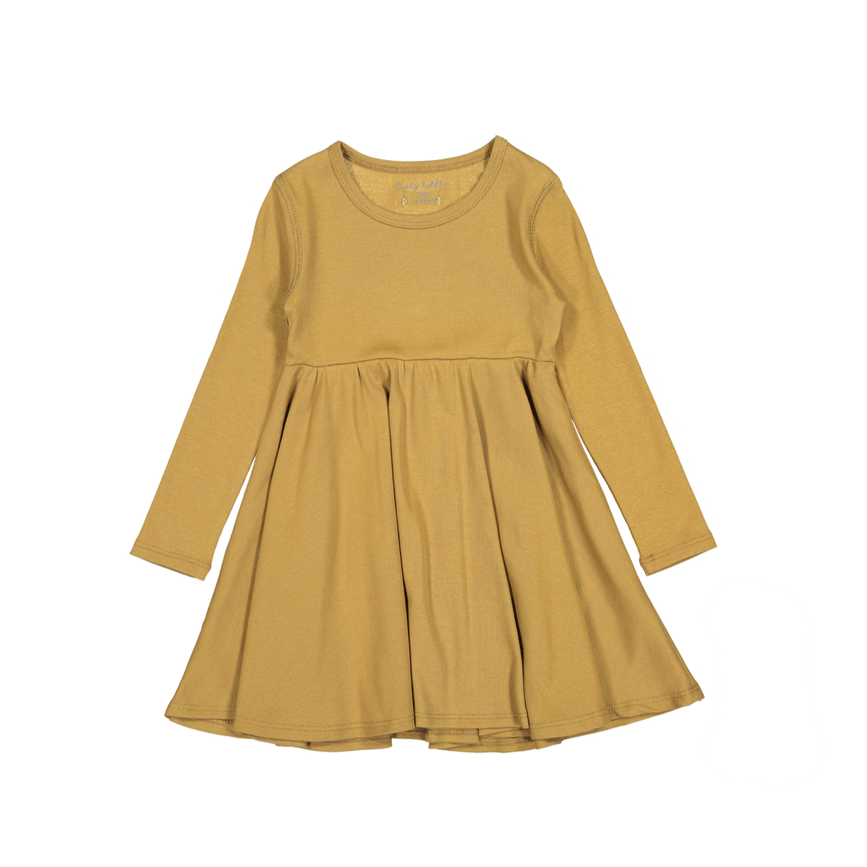 The Long Sleeve Dress - Golden - HoneyBug