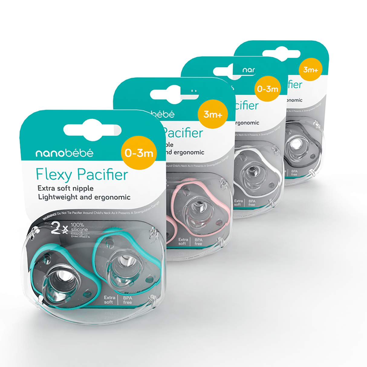 Flexy Pacifiers - HoneyBug