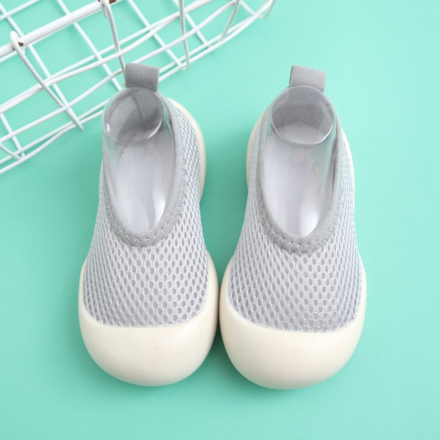 Baby First Walkers - Light Gray - HoneyBug
