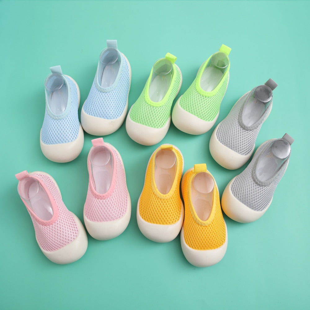 Baby First Walkers - Light Gray - HoneyBug