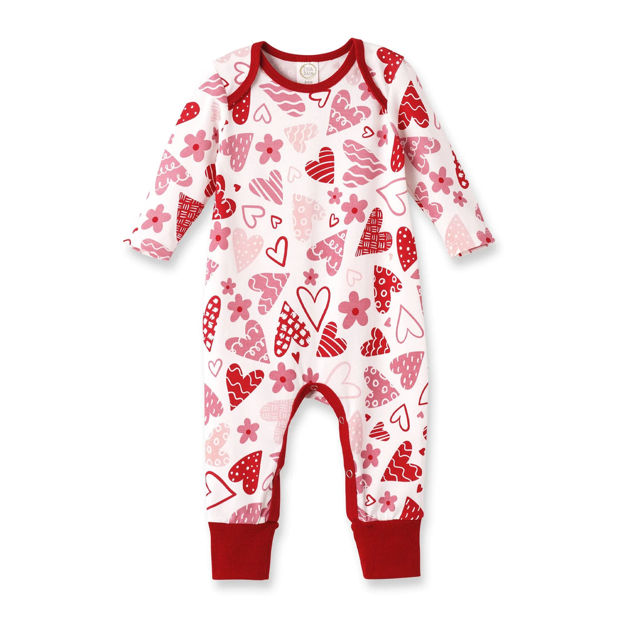 Valentine Hearts Romper - HoneyBug