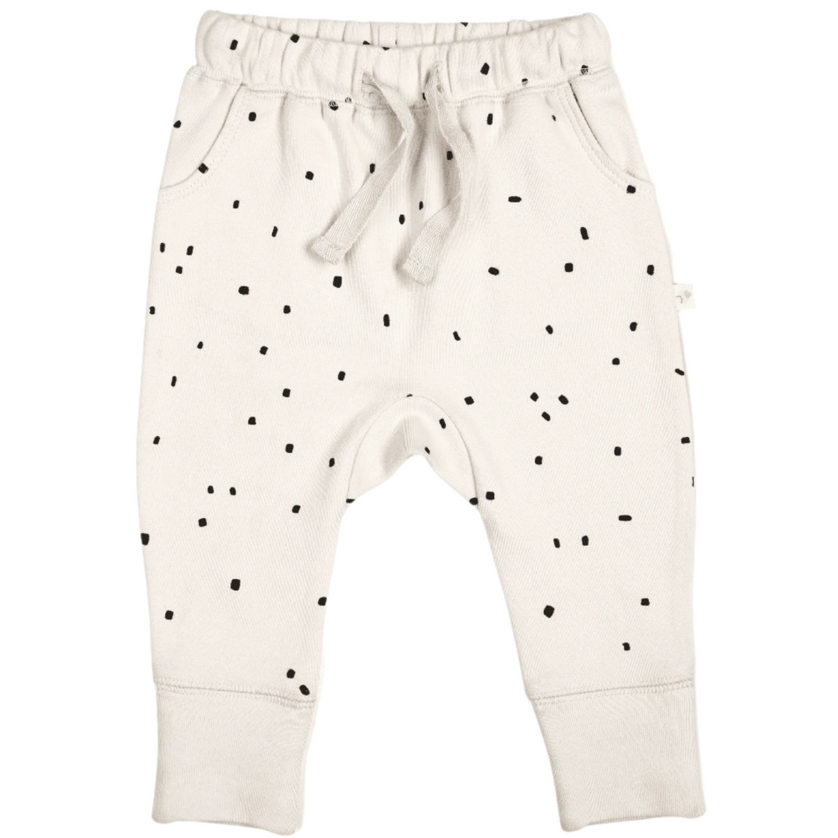 Organic Baby Toddler Harem Pants - Pixie Dots