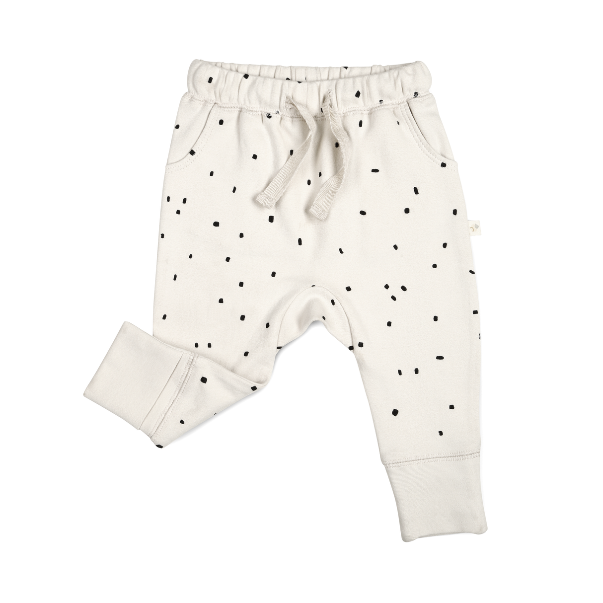 Organic Baby Toddler Harem Pants - Pixie Dots