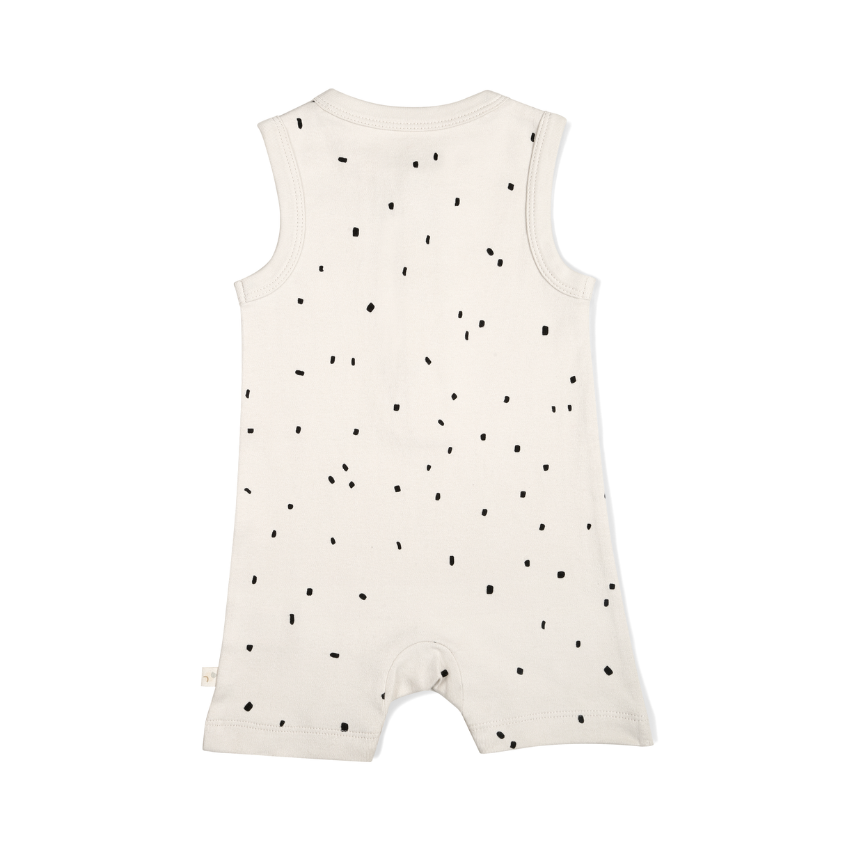 Organic Baby Short Romper - Pixie Dots