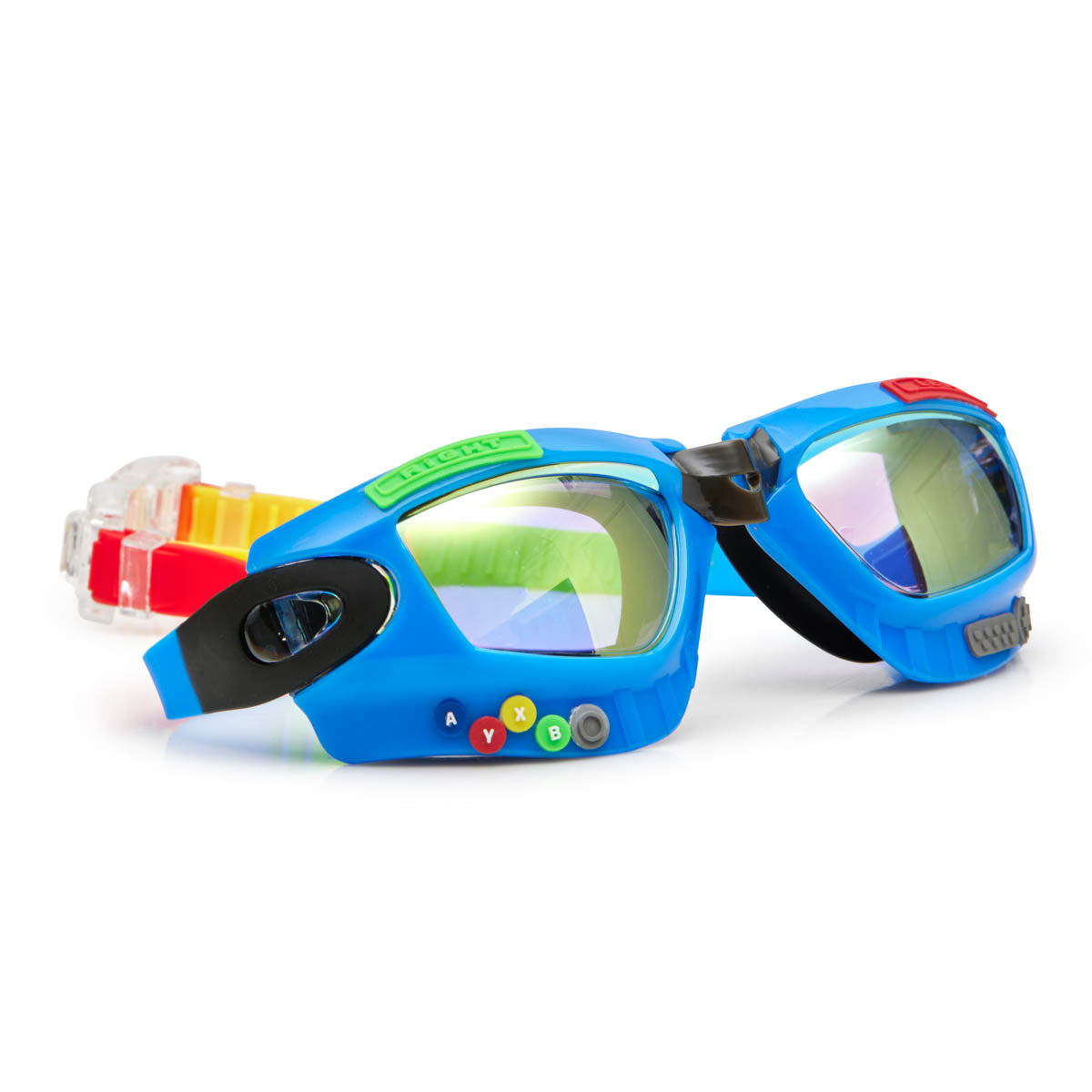 Console Cobalt Gamer Kids' Swim Goggles - HoneyBug 