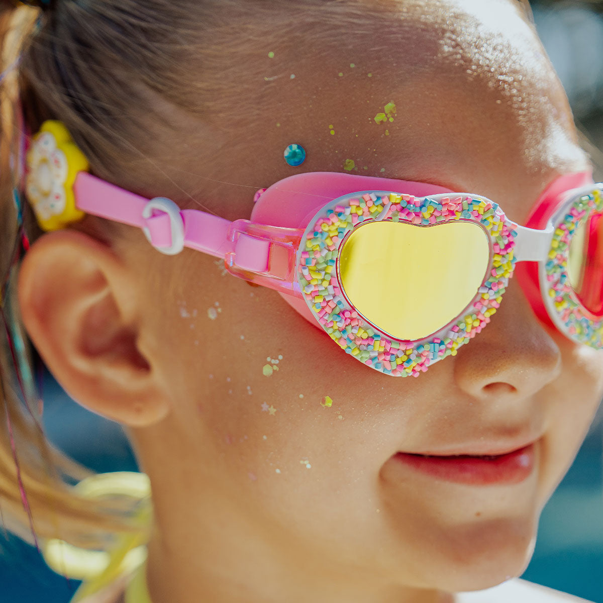 Cupid's Candy Girl Kids' Swim Goggles - HoneyBug 