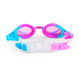 Crystal Violet Glimmering Kids' Swim Goggles - HoneyBug 