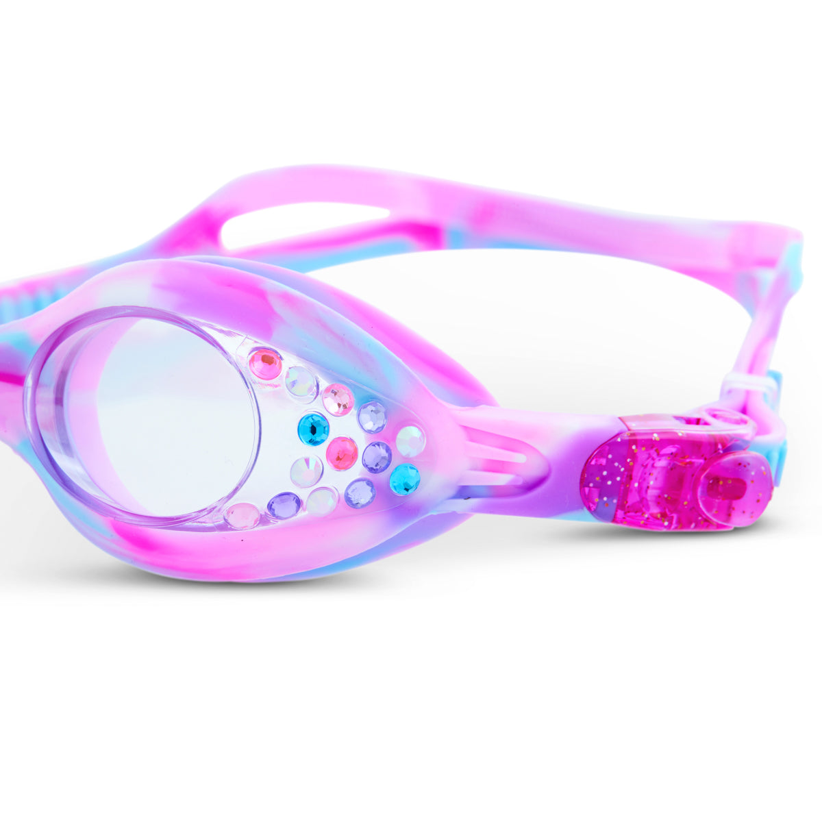Cherry Twist Tiny Taffy Girl Kids' Swim Goggles - HoneyBug 