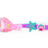 Pink Paradise Tropical Getaway Girl Kids' Swim Goggles - HoneyBug 