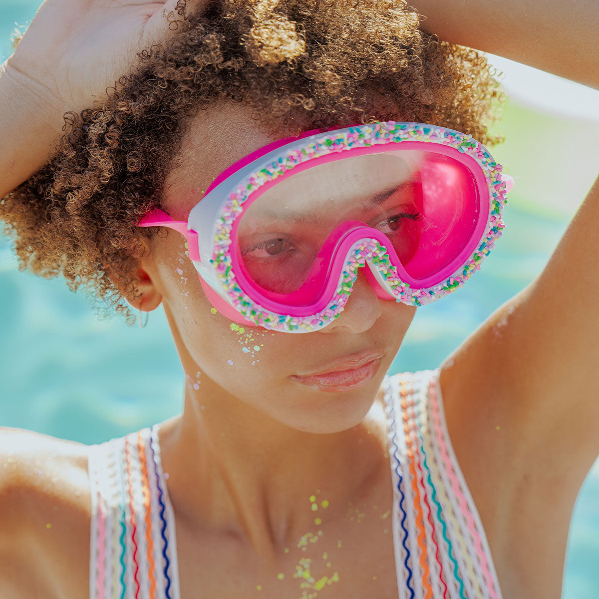 Pink Pareils Baked With Love Kids' Swim Mask - HoneyBug 