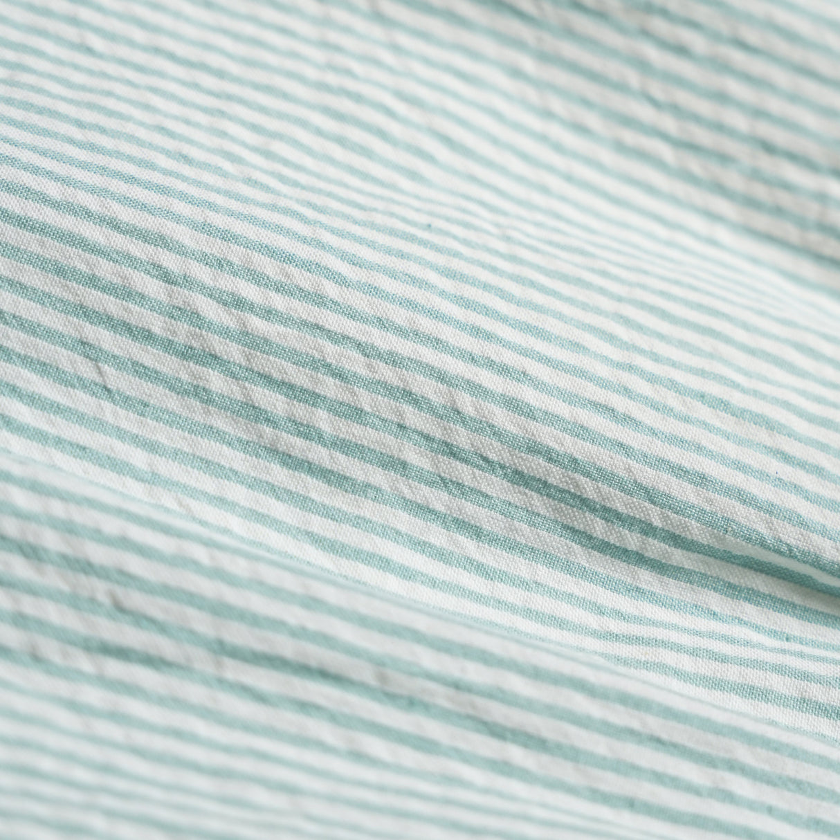 Organic Sleeveless Full Romper - Green Stripes - HoneyBug 