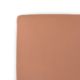 Stretch Knit Crib Sheet - Terracotta