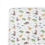 Stretch Knit Crib Sheet - Dino Pals