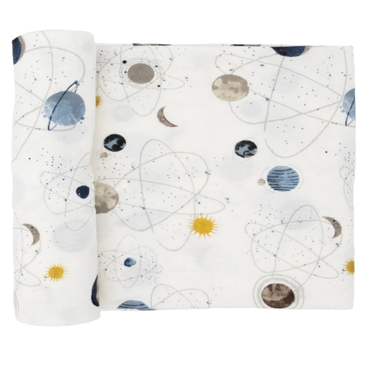 Stretch Knit Swaddle Blanket - Planets