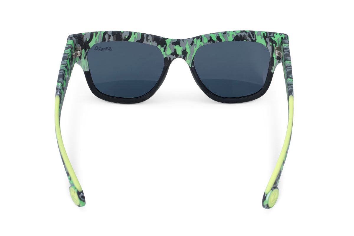 Camo Calm Sky Fire Island Kids' Sunglasses - HoneyBug 