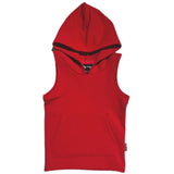 BAMBOO HOODIE TANK- Red