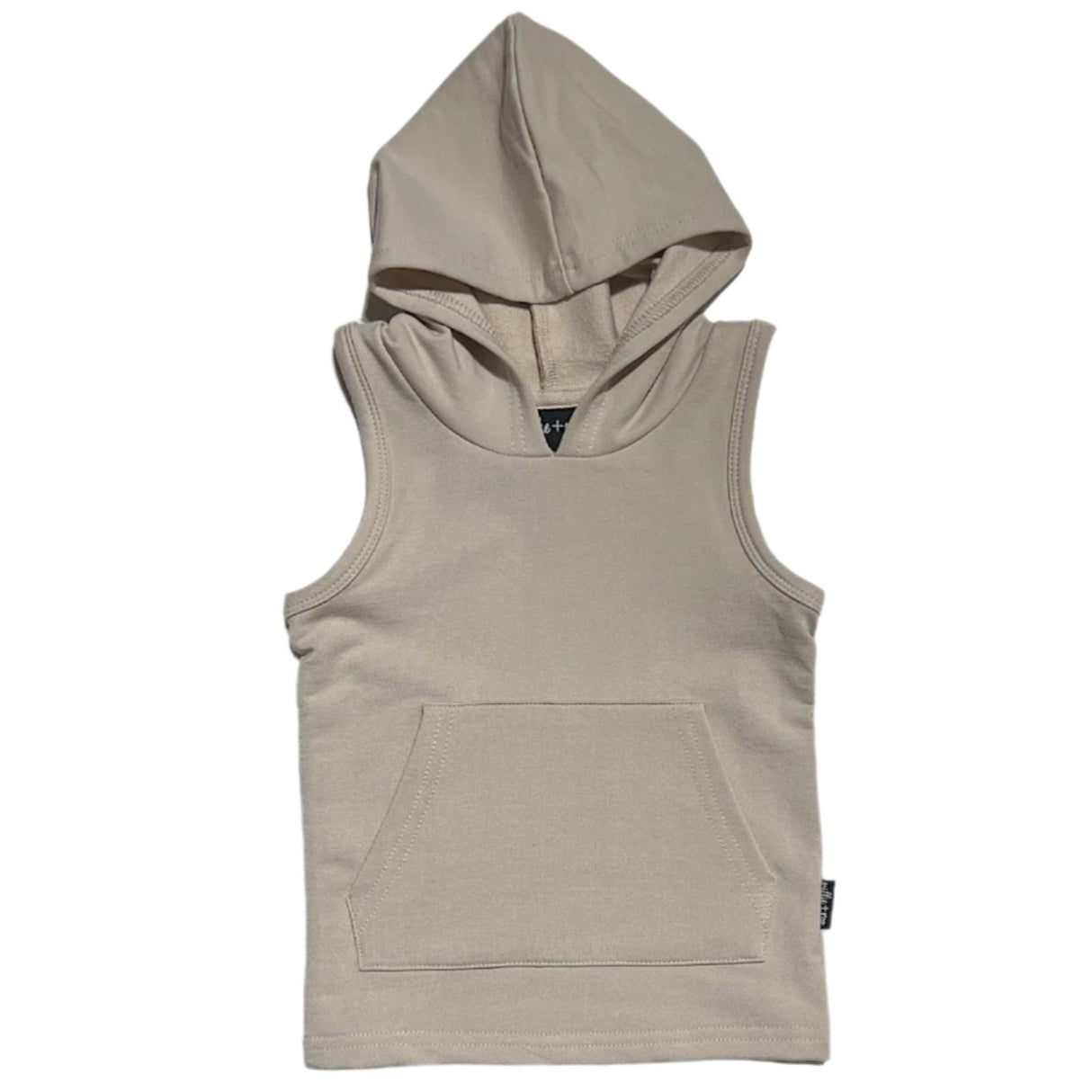 BAMBOO HOODIE TANK- Clay