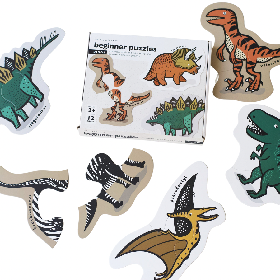 Beginner Puzzles - Dinos - HoneyBug 