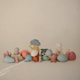 Dino Mold Free Bath Play Set - 4 Pack - HoneyBug 