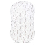 Bassinet Sheet Set - Forest Grey Leaf - HoneyBug 