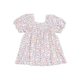 Sarah Floral - Puff Sleeve Dress with Bloomer