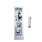 Canvas Growth Chart - Woodland - HoneyBug 