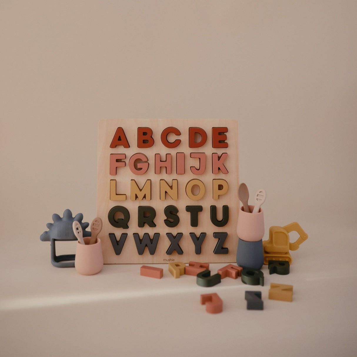 Wooden Alphabet Puzzle - HoneyBug 
