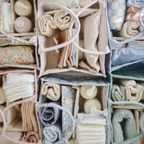 Diaper Caddy - Blue Flowers