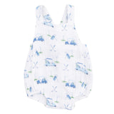 Baby Golf Carts Blue - Retro Sunsuit