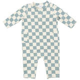 Uni Romper - Checkerboard Gray Mist