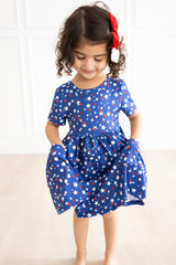 Star Bright S/S Pocket Twirl Dress