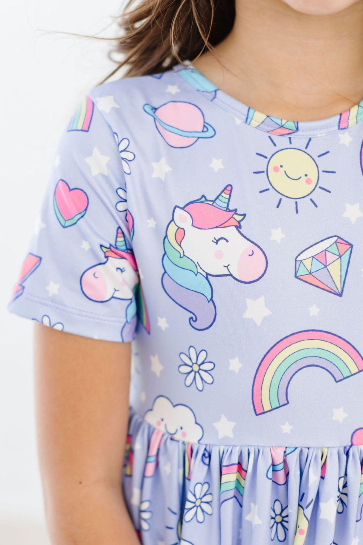 Galactic Unicorns S/S Twirl Dress