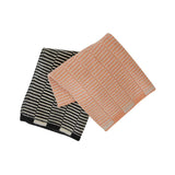 Stringa Dishcloth - 2 Pcs/Set - Coral / Anthracite