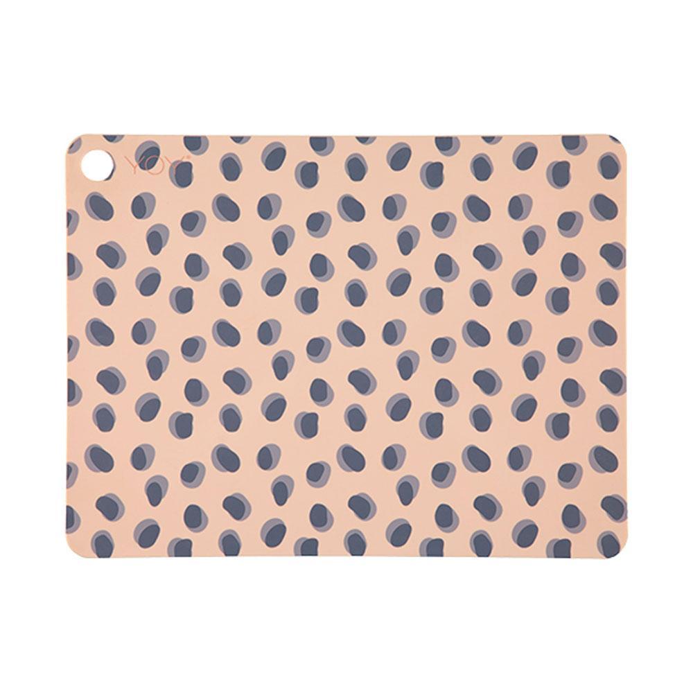 Placemat Leopard Dots - 2 Pcs/Pack - Camel