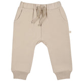 Organic Fleece Jogger Pants - Oat