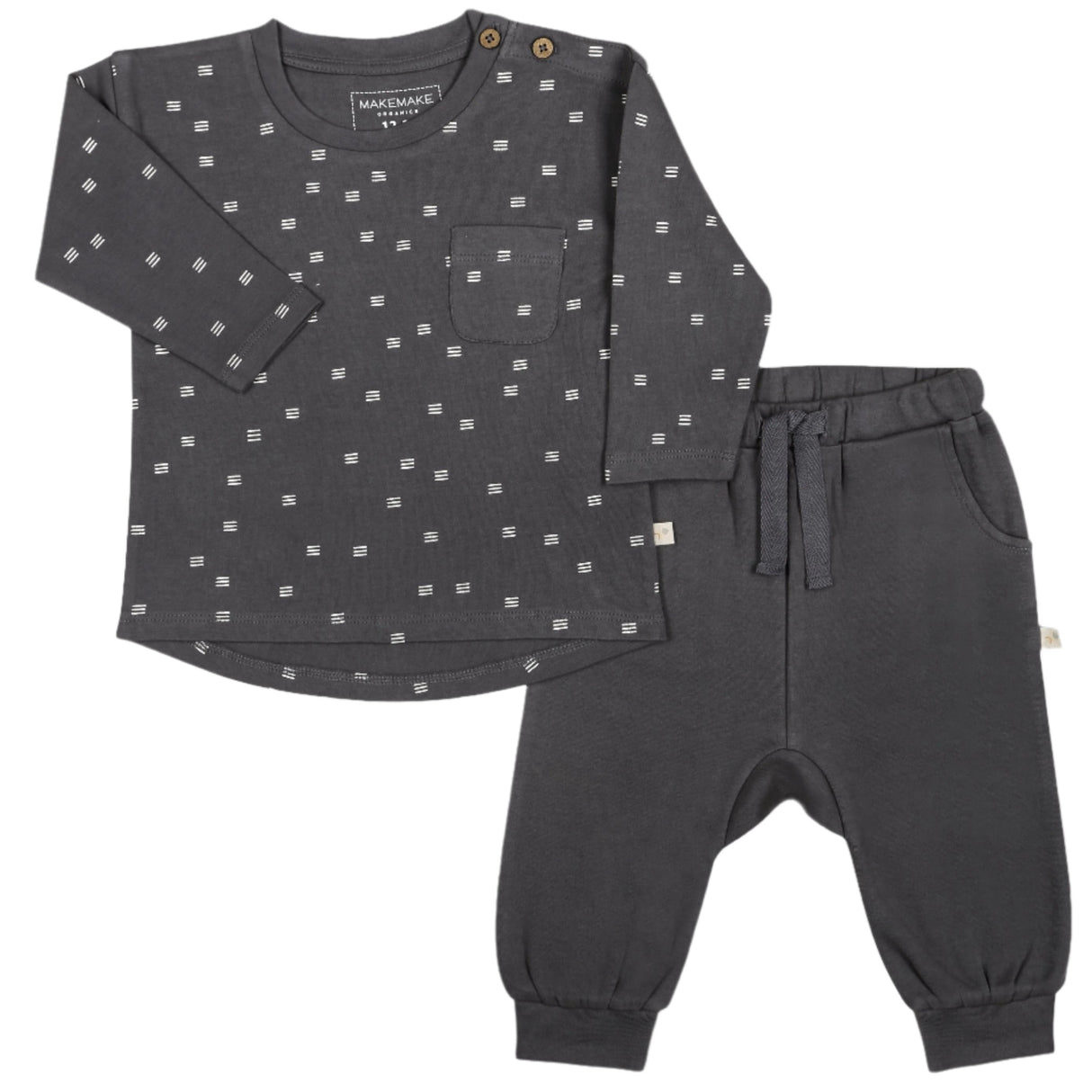 Organic Long Sleeve Tee & Pant Set - Tribe