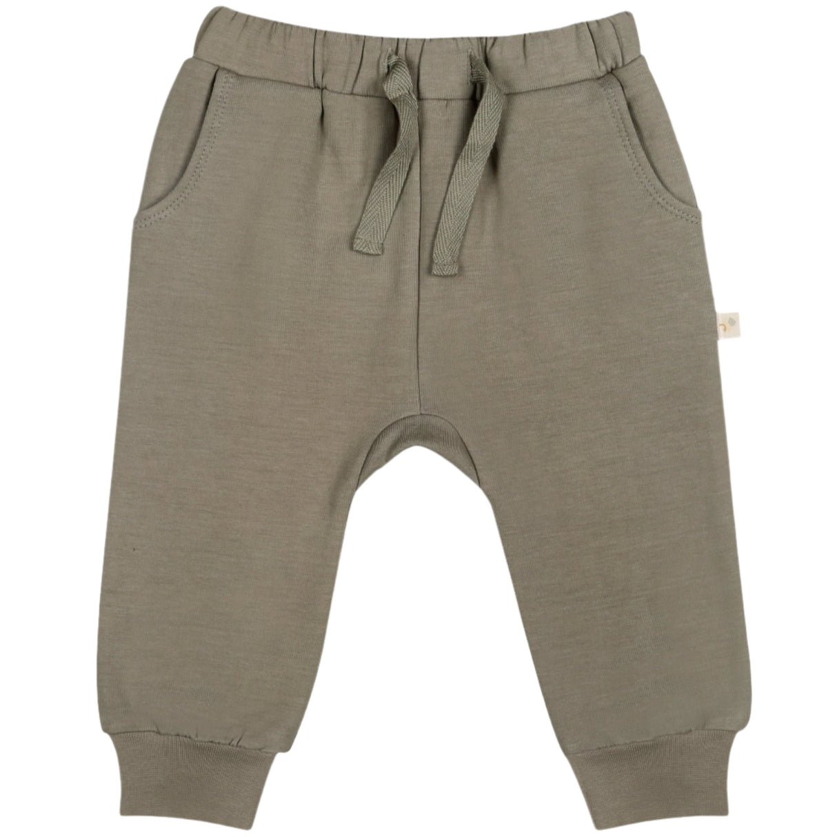 Organic Fleece Jogger Pants - Olive