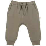 Organic Fleece Jogger Pants - Olive