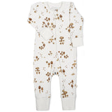 Organic 2-Way Zip Romper - Fungi