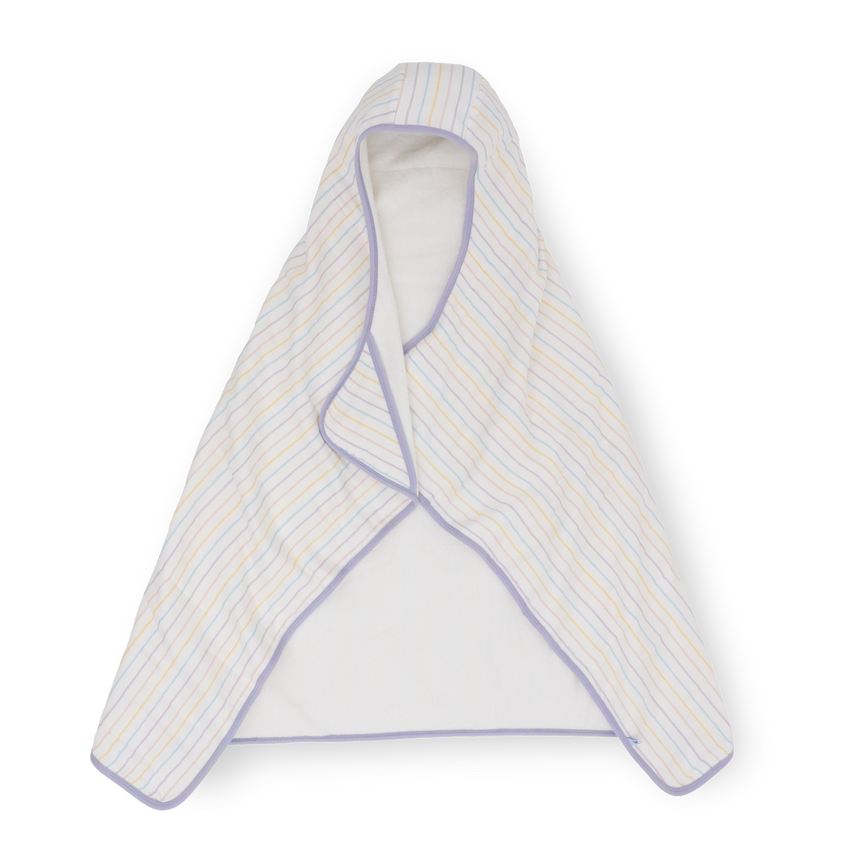 Toddler Hooded Towel - Unicorn Stripe