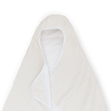 Toddler Hooded Towel - Tan Gingham