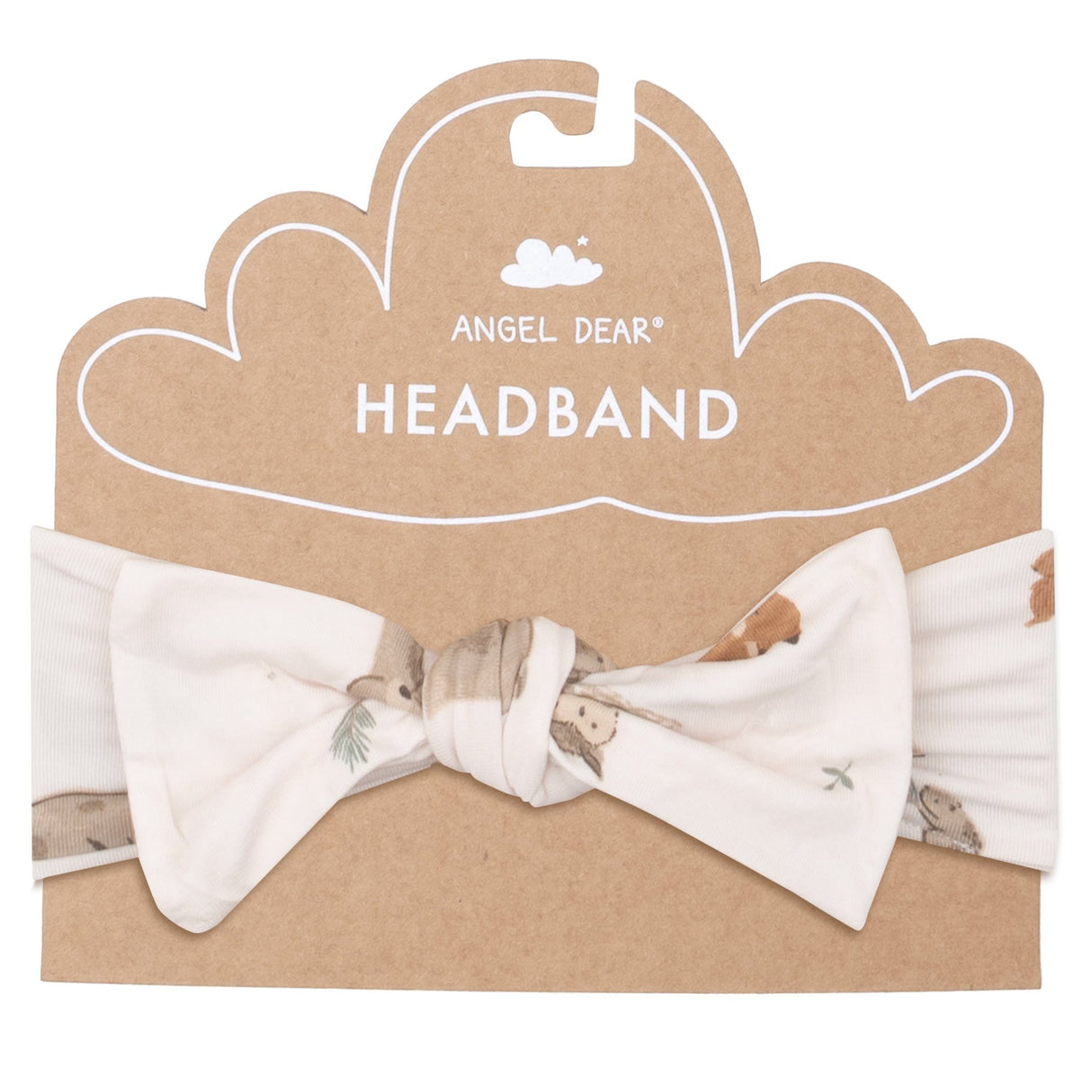 Headband - Mixed Woodland Animals Pink