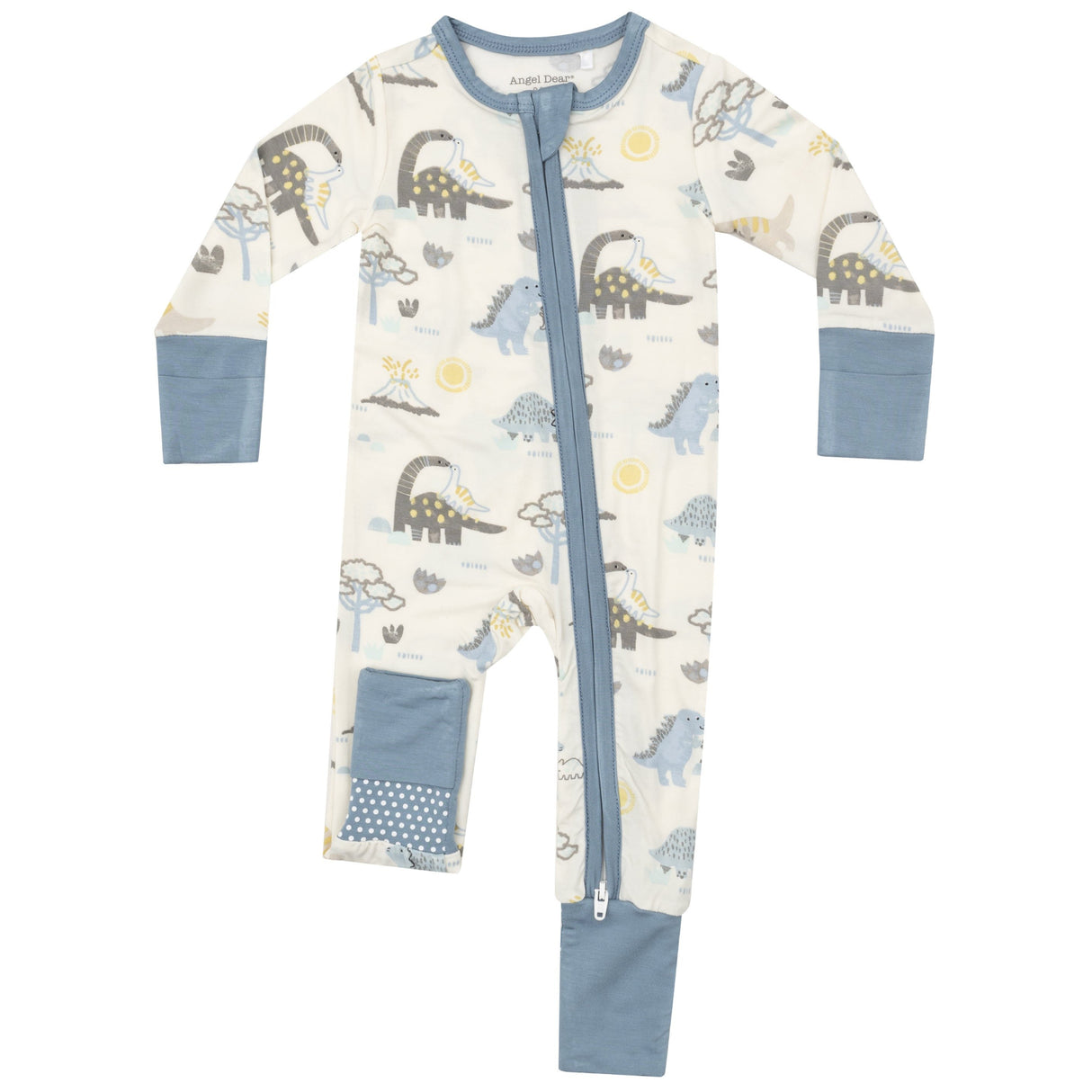 2 Way Zipper Romper - Baby Love Dinos