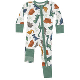 2 Way Zipper Romper - Dino Rocks