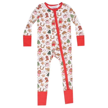 Convertible Romper - Cowgirl Christmas - HoneyBug 