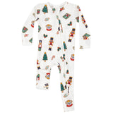 2 Way Zipper Romper - Nutcracker Christmas Cookies