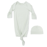 Solid Bok Choy - Knotted Gown and Beanie Hat