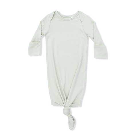 Solid Bok Choy - Knotted Gown and Beanie Hat