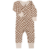 Organic 2-Way Zip Romper - Groovy