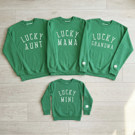 LUCKY MAMA ♡ printed graphic sweatshirt